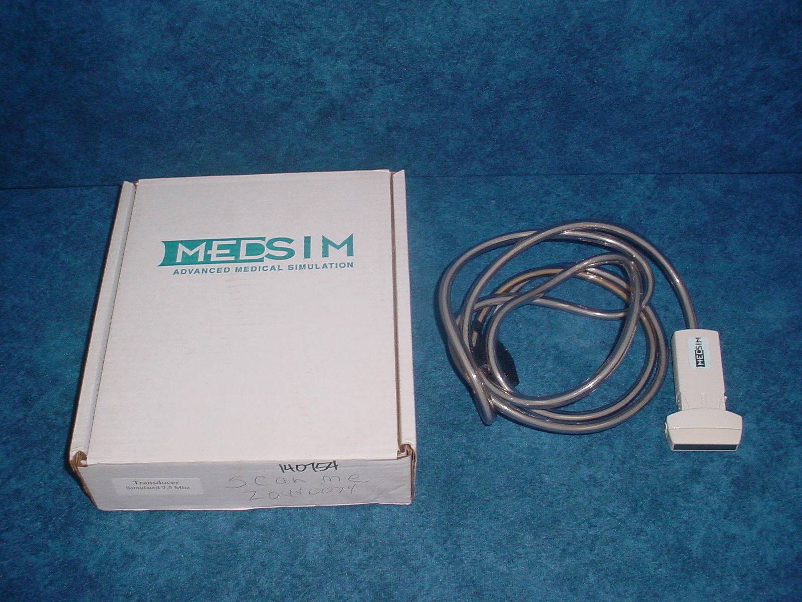 MedSim Linear Ultrasound Simulation Transducer Probe, 7.5MHz with Packaging DIAGNOSTIC ULTRASOUND MACHINES FOR SALE