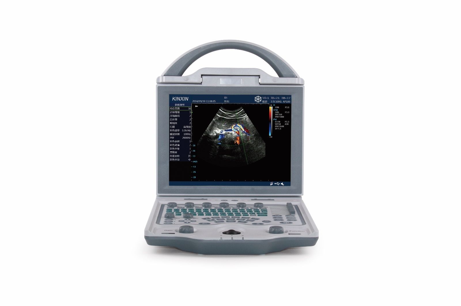 Newest Color Doppler Ultrasound Scanner - Linear Array Probe, PW, Multi Language DIAGNOSTIC ULTRASOUND MACHINES FOR SALE