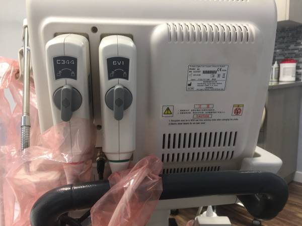 Portable Sono Ultrasound Machine with 2 Transducers SonoScape OB GYN Pick UP NYC DIAGNOSTIC ULTRASOUND MACHINES FOR SALE