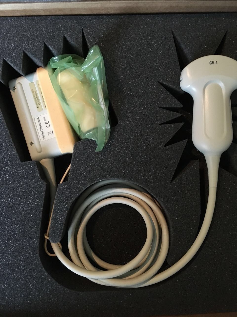 a close up of a probe overshot 