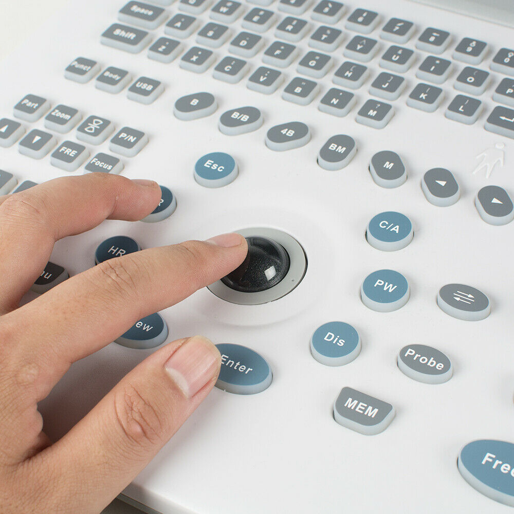 Portable LCD Digital Ultrasound Scanner Machine Convex+Transvaginal 2 Probe DHL DIAGNOSTIC ULTRASOUND MACHINES FOR SALE