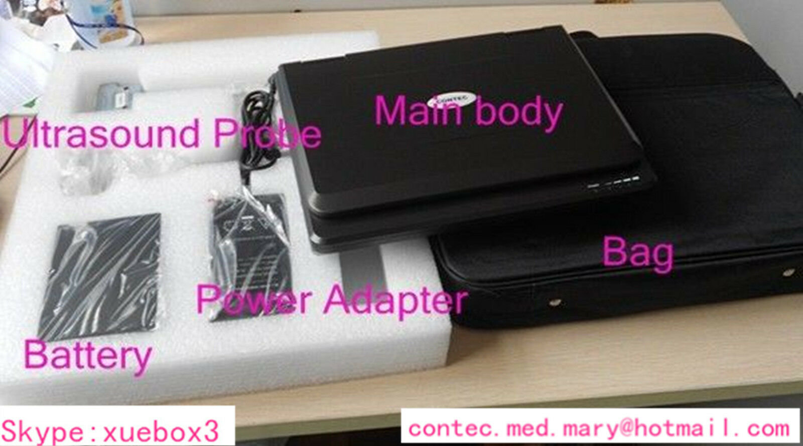Portable laptop machine, Digital Ultrasound scanner, 3.5M Convex probe,US FedEx  658126883672 DIAGNOSTIC ULTRASOUND MACHINES FOR SALE