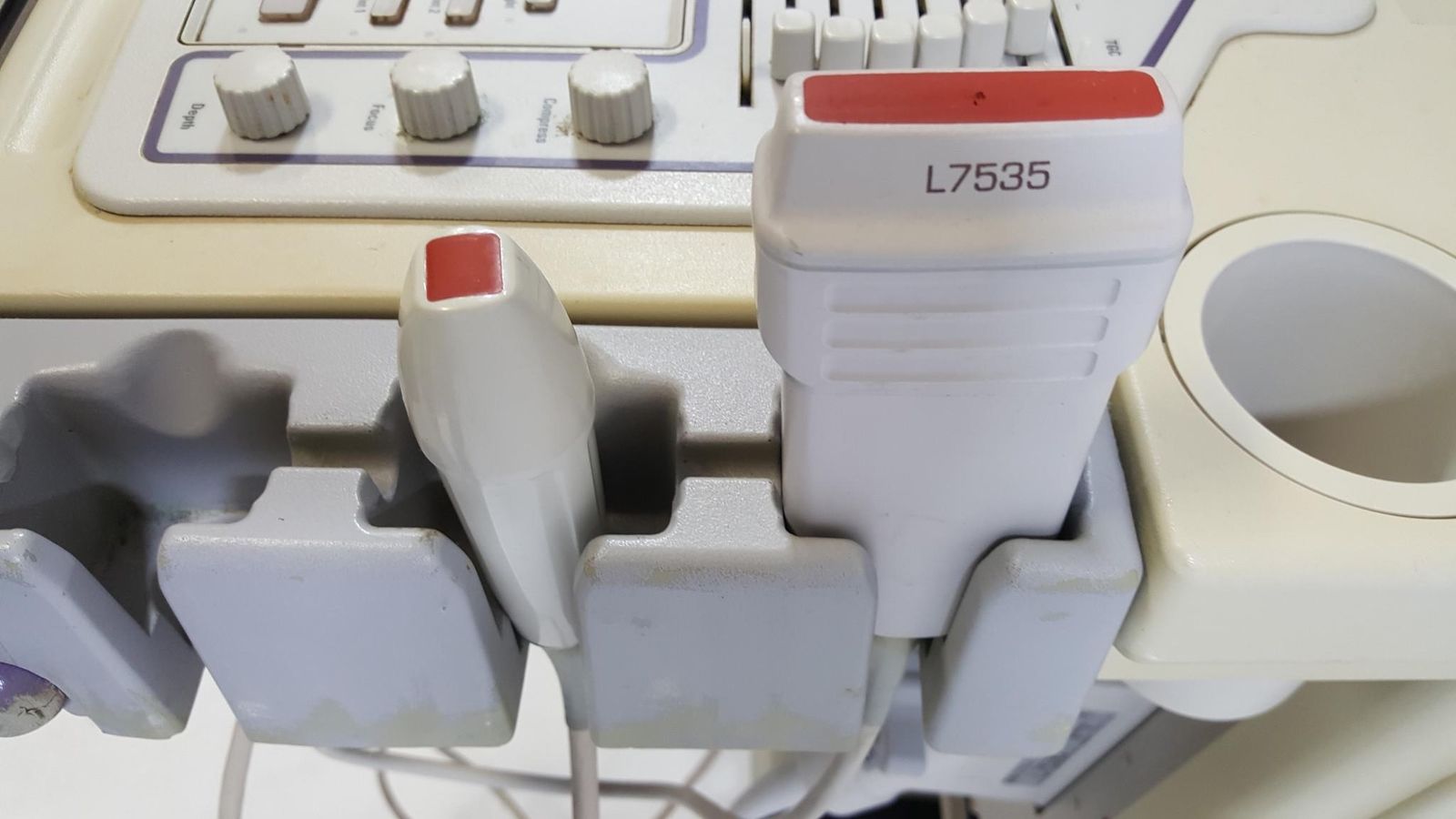 closeup of probe