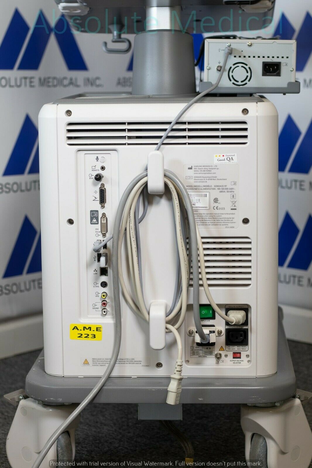 Samsung Medison SonoAce R7 Ultrasound - Includes 2 Probes!  Biomed Certified DIAGNOSTIC ULTRASOUND MACHINES FOR SALE