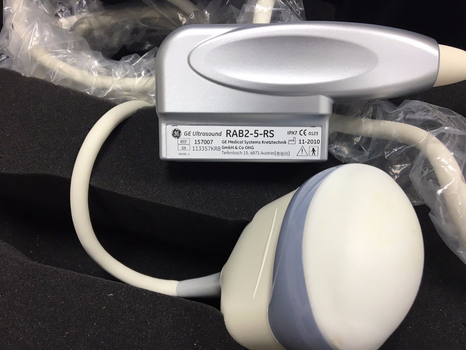 a close up of a probe on a table
