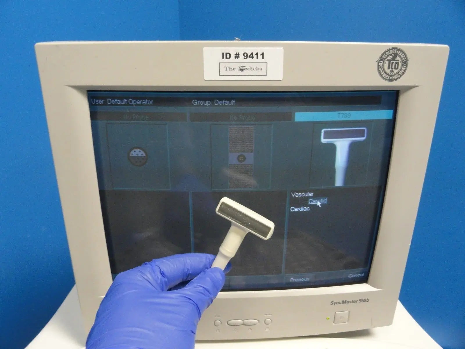 GE T739 P/N 2128151-2 6.7/D5.0 MHz  Linear Array Ultrasound Transducer  (9853) DIAGNOSTIC ULTRASOUND MACHINES FOR SALE