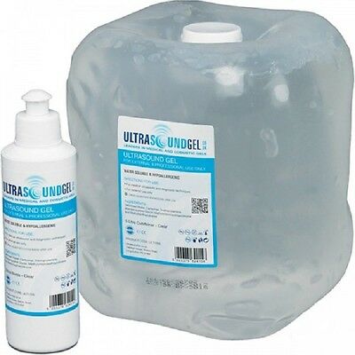 New Clear Ultrasound Gel 5 LITER Jug, with a Free Dispenser Bottle DIAGNOSTIC ULTRASOUND MACHINES FOR SALE